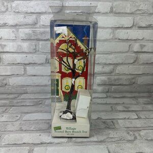 Dept. 56 5243-4 Christmas Snow Village Frosted Bare Branch Tree with Lights